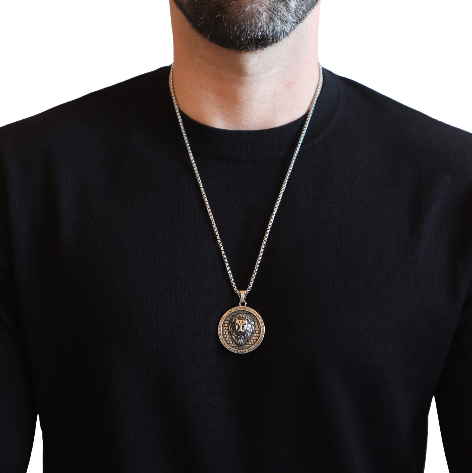 Necklace Silver Stainless Steel - Image 3