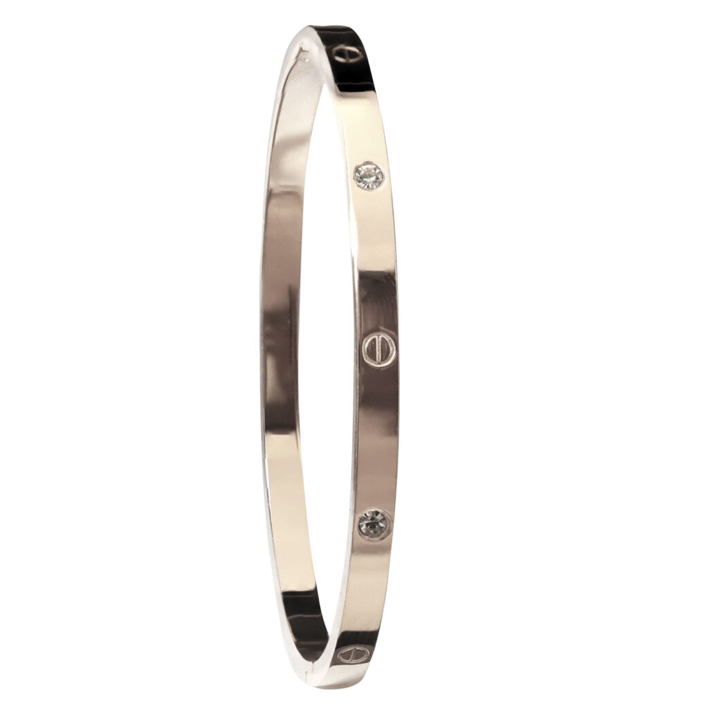 Car Bangle silver