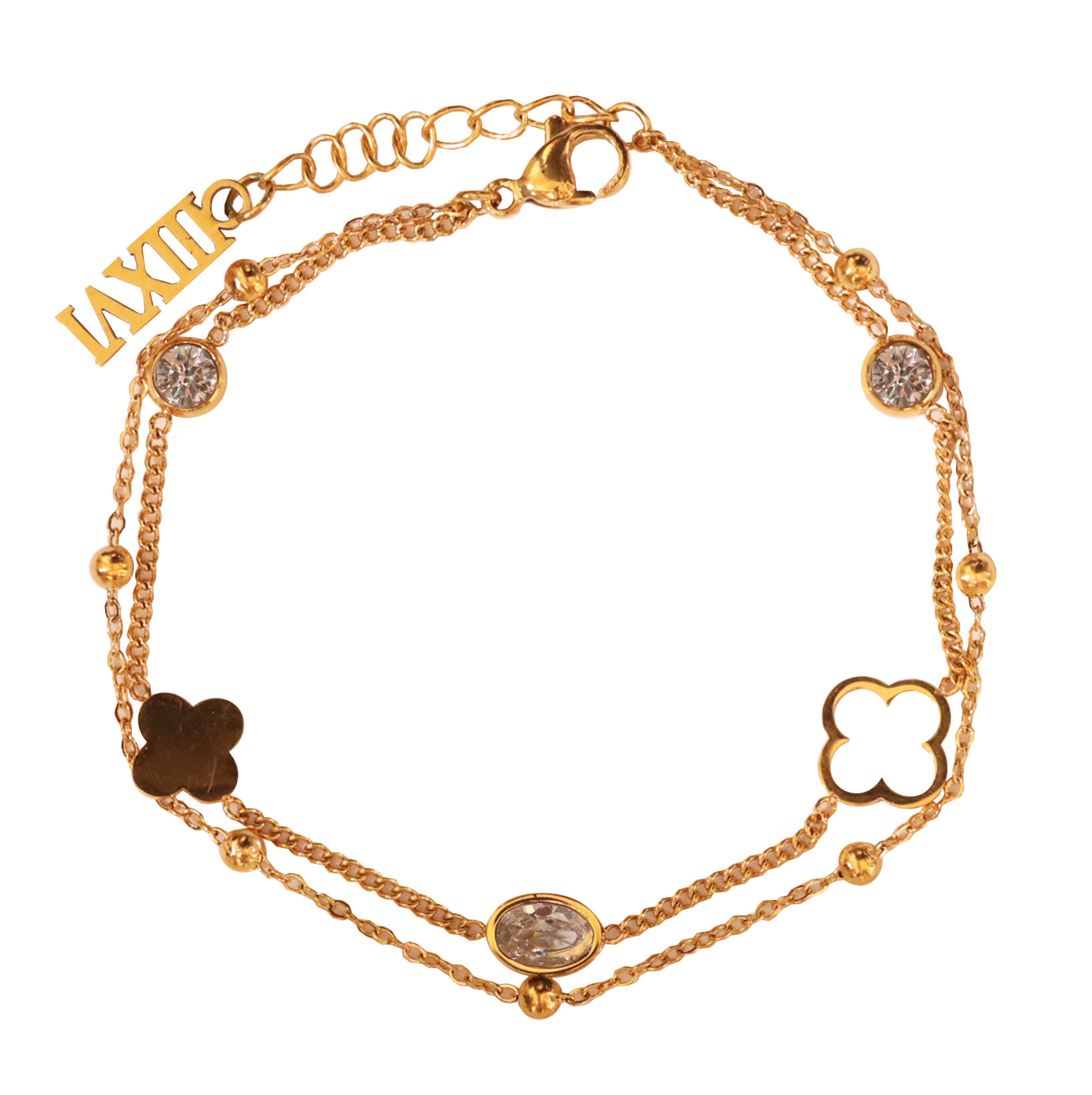 VC&A Double Bracelet Gold - Image 3
