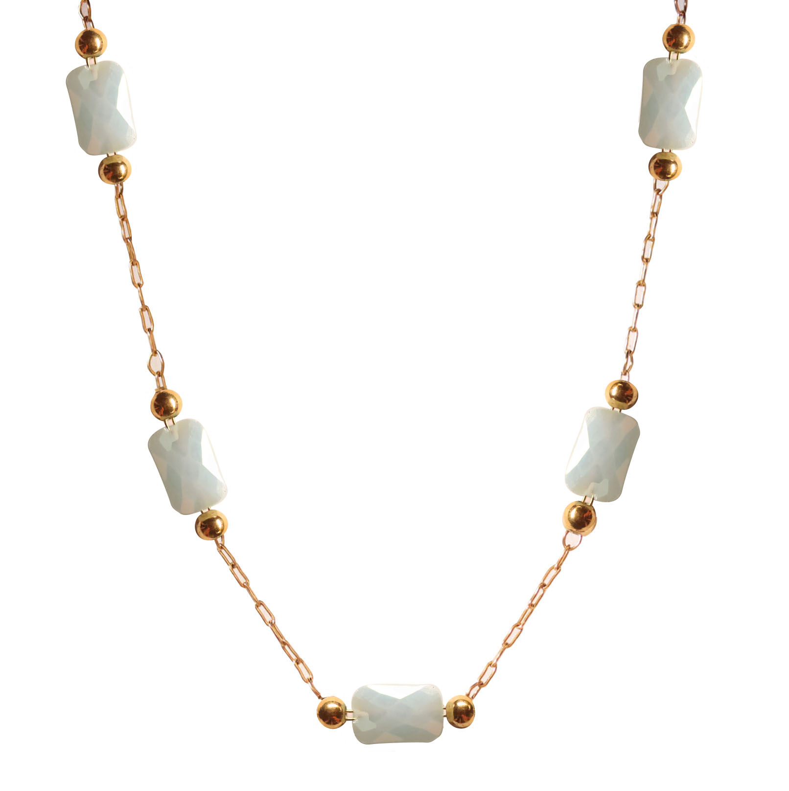 Necklace Gold Stainless Steel